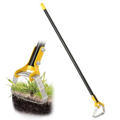Yocada Hoe Garden Tool, Heavy Duty Weeding Hoes, Scuffle Stirrup Hoe