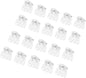 50Pcs Transparent Plant Orchid Clips,Flowers Fixer for Garden Vine Stem Plants Climbing Clasp for Support,Orchid Clips for Plants Support Garden Stakes