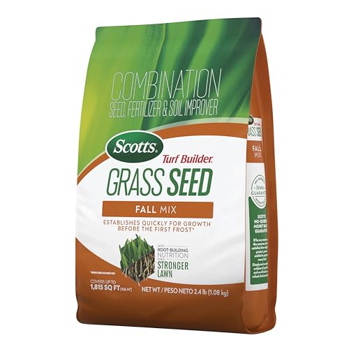 Scotts Turf Builder Grass Seed Fall Mix, 2.4 lbs. - size: 2.4 lb