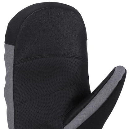 Carhartt Men's Waterproof Insulated Knit Cuff Mitten - color: Dark Grey/Black, size: Medium