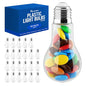 Plastic Light Bulbs, Fillable Light Bulbs, Containers, Clear, 100ML, 24 PK - color: Silver, size: 100 ml