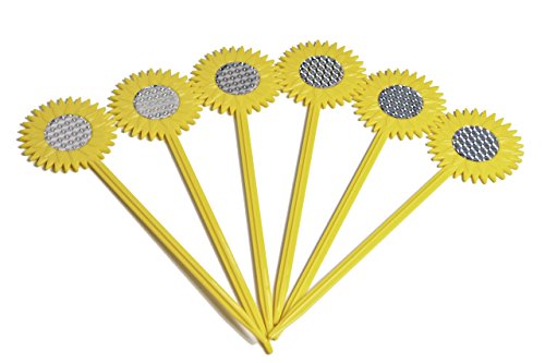 Bird B Gone Scare Bird Garden Sunflower Stakes, 6-Pack