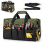 HISEA Heavy Duty Tool Bag 20 Pockets, 16-Inch Portable Tool Box Organizer