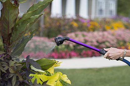 Dramm RainSelect Rain Wand – 16 Inch Aluminum Watering Wand with 9-Pattern Adjustable Spray Head & One Touch Thumb Control Valve – Garden Hose Wand for Containers, Raised Beds – Berry - color: Berry, size: 16"