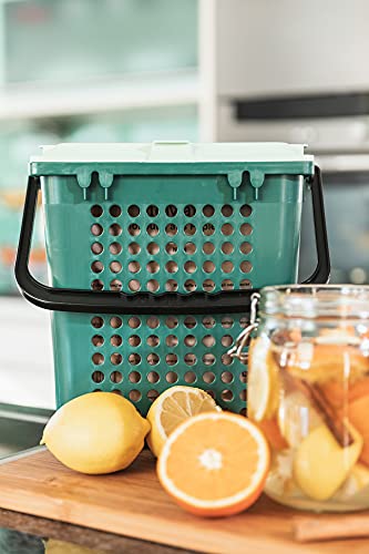 bioMat AirBox Compost Bin for Countertop Kitchen for 2.6 to 3 Gallon Compost Bags
