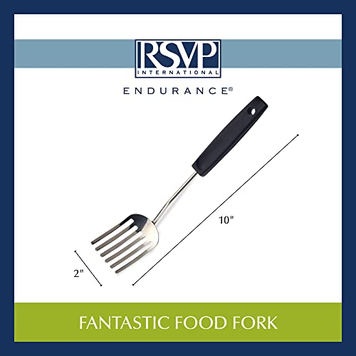 RSVP International Endurance Kitchen Baking Tool Collection, Fantastic Fork, Stainless Steel - size: Fantastic Fork