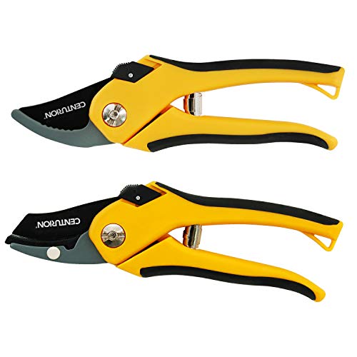 Centurion 199 Pruner Set 5/8" Bypass & Anvil Pruning Shears Hand Pruner (Set of 2)