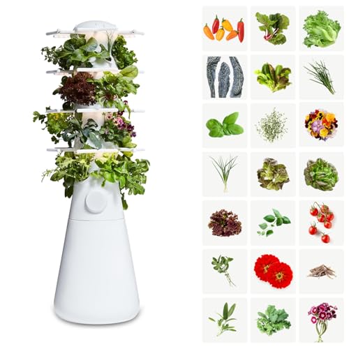 Lettuce Grow Farmstand Nook | 4ft 7in Vertical Hydroponic Garden Tower