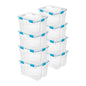 Sterilite Gasket Storage Box with Lids for Home & Office, 80 Quart, 8-Pack - size: 80 Quart, style: 8 Pack
