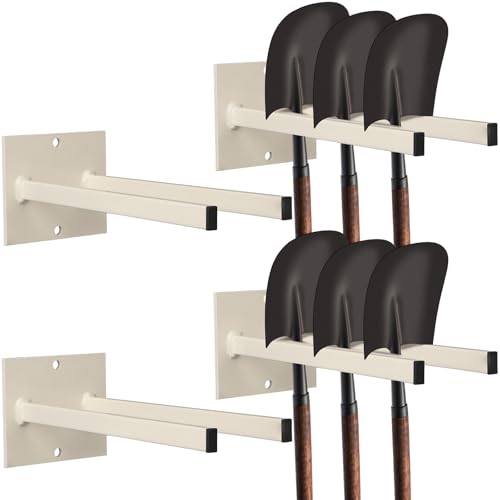 Zonon 4 Pcs Garage Tool Organizer Wall Mount 12'' Extra Wide Tool Organizer