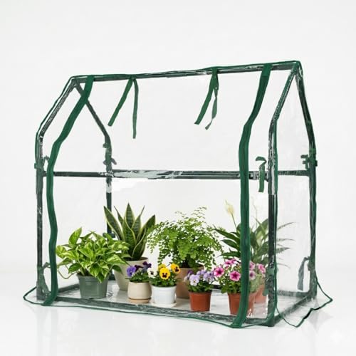 Gardzen Mini Greenhouse 36.2”(L) x18.9”(W) x33.3”(H) - size: 36”(L) x18”(W) x33”(H)