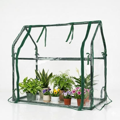 Gardzen Mini Greenhouse 36.2”(L) x18.9”(W) x33.3”(H) - size: 36”(L) x18”(W) x33”(H)