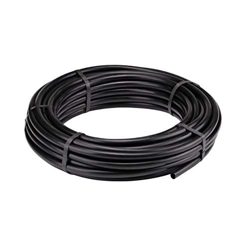 Raindrip 062010P 0.710-Inch Drip Irrigation Supply Tubing, 100-Foot, Irrigation Drippers, Drip Emitters, Drip Irrigation Parts, and Drip Systems, Made with Polyethylene, Black - size: 100 ft, style: Pack of 1