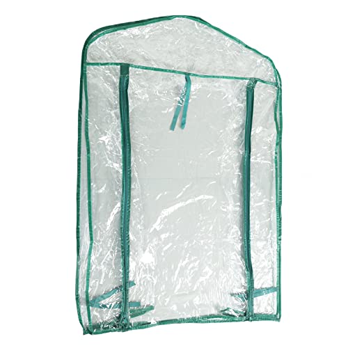 Greenhouse Replacement Cover, 69x49x92cm 2-Tier PVC