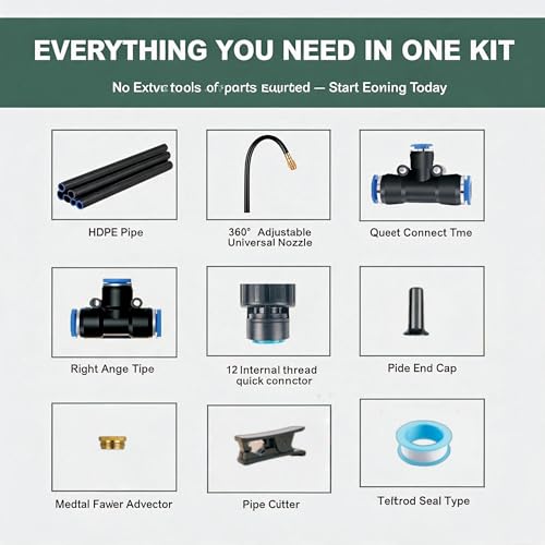 Drip Irrigation System,Automatic Garden Watering System Sprinklers for Yard