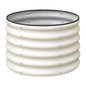 SnugNiture 2×2×1.5 FT Round Raised Garden Bed Outdoor, White - color: White, size: 2×2×1.5ft(1 Pack)