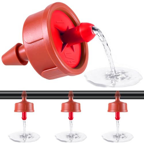 100pcs 4Gph Pressure Compensating Drippers for Drip Irrigation - size: 4 GPH 100PCS