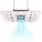 VIVOSUN AeroLight 240W LED Grow Light, Full Spectrum Plant Light with Fan - size: 2x4