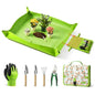 Grenebo 7-Piece Garden Tool Set with Plant Repotting Mat