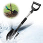 Multi-Task Small Shovel 31" - D-Handle Ergonomic Design for Raised Garden Beds, Outdoor Compact Spaces & Family Camping (Rustproof & Ultra-Light), Silver - color: Silver