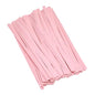 ONLYKXY 120pcs Kraft Paper Twist Ties Plant Ties 4inch Reusable Bread Twist Ties Cake pop Ties Cable Ties Candy Ties for Bags (Light Pink) - color: Light Pink