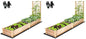 VIVOSUN Wooden Raised Garden Bed, 48 x 24 x 30 Inches, Outdoor Wood Planter Box with Gloves and a Liner, with Trellis for Vine Climbing for Garden, Patio, Balcony, Backyard and Outdoors (Pack of 2) - size: 48 x 24 x 30 In(With Trellis Pack of 2)