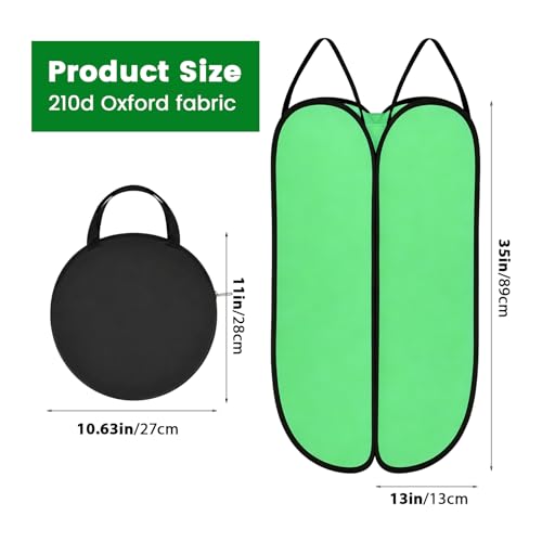 2 Pcs Leaf Bag Chute, Reusable Pop Up Leaf Bag Chute for Easy Leaves Cleanup, No Bending Required, Foldable Leaf Bag Holder for Lawn Yard Gardening Camping Parties