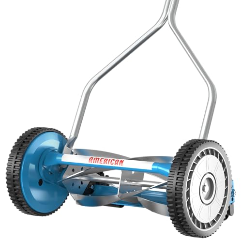American Lawn Mower Company 2204-14 14-Inch 4-Blade Push Reel Lawn Mower - size: 14" 4 blade, 2.0
