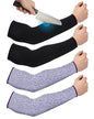 Geyoga Arm Sleeves Guards Cut Resistant HPPE,Medium,Hppe,Black - color: Black, Blue, size: Large, style: Hppe