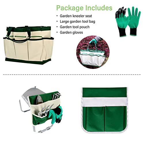 BESTHLS Foldable Garden Kneeler Seat with 11'' Wider Pad Kneeling and Seat - size: Style C