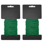 Shintop 3.5mm Plant Ties, 2PCS Reusable Garden Twist Tie for Gardening - color: Green, size: 3.5mm
