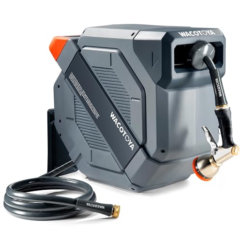 Retractable Garden Hose Reel, 1/2 in x 75 ft - size: 1/2" 75FT