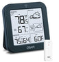 Indoor Outdoor Thermometer Wireless Weather Station Hygrometer Black