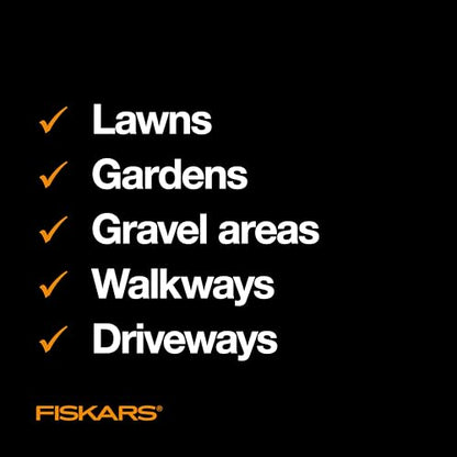 Fiskars Stand-Up Weed Puller Tool, 3 Serrated Stainless Steel Claws, 39" - style: 3-claw