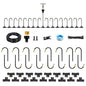 A ANLEOLIFE 50FT Drip Irrigation Kit for Patio, Potted Plants, 360° Bendable Copper Nozzles, Quick-Connect 1/4" Tubing for Container Gardens, Micro Drip with Adjustable Water Flow (Timer Not Included) - style: 50FT Drip Kit