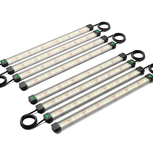 VIVOSUN LumaRay LED Grow Light Bars 16”(8-Bar) Full Spectrum Side Lighting - size: 8 Pack
