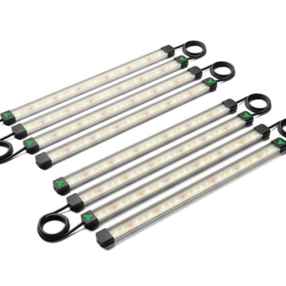 VIVOSUN LumaRay LED Grow Light Bars 16”(8-Bar) Full Spectrum Side Lighting - size: 8 Pack