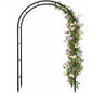 Garden Arch Galvanized Metal Rust-Proof Heavy Duty for Climbing Vines Roses