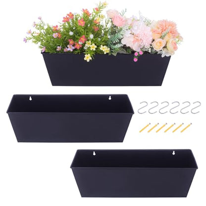 16 Inch Wall Hanging Planters for Outdoor Plants 3PCS