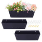 16 Inch Wall Hanging Planters for Outdoor Plants 3PCS