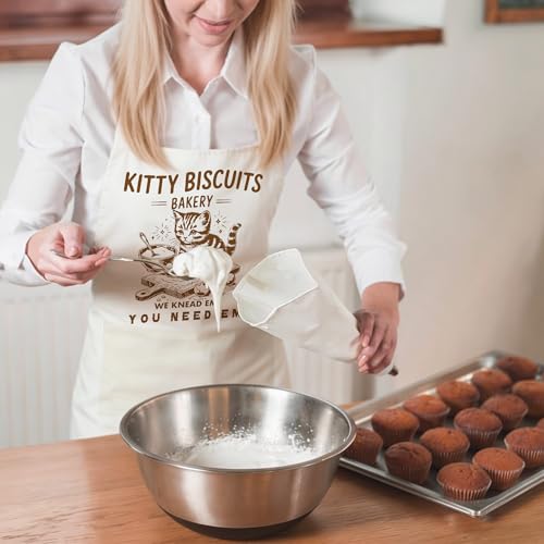 Sourdough Apron Gifts for Bakers, Adjustable Apron, Gifts for Bread Bakers, Perfect for Baking Cooking - color: Style-4