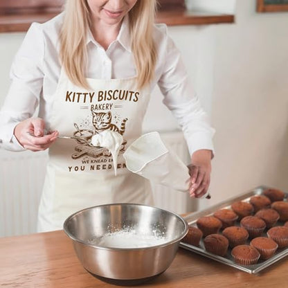 Sourdough Apron Gifts for Bakers, Adjustable Apron, Gifts for Bread Bakers, Perfect for Baking Cooking - color: Style-4