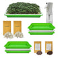 Microgreen Kit - Mister, 2 Sets of Trays, Hydroponic Medium, Organic Seeds - style: Hydroponic Confetti Kit