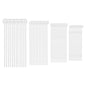 M METERXITY 24-Pack Adjustable Plant Ties, 4.7/5.9/6.7/8.2 Inch Silicone Flexible Multi-Function Garden Twist Tie for Crafts/Gift Wrapping/Gardening Plants, Reusable Support Twine [Clear ] - color: Clear