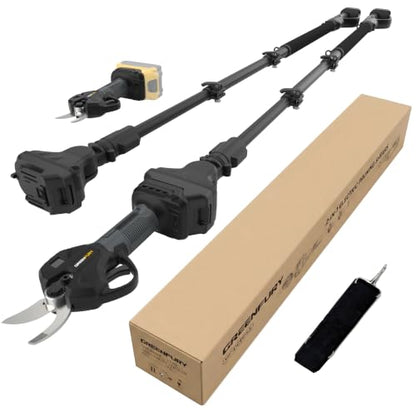 2-in-1 Pole Pruner & Shears Compatible with Dewalt 20V MAX (Tool Only)