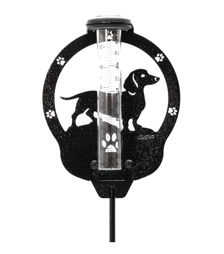 SWEN Products Dachshund Rain Gauge