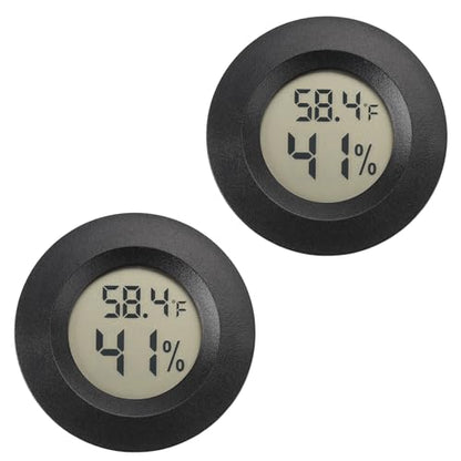 Serundo Auto Digital Hygrometer Thermometer Indoor/Outdoor Hygrometer 2PC