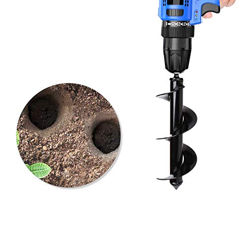 Bulb Planter Tool,Auger Drill Bit for Planting 3.15x8.66 Inch Suitable for 3/8”Hex Drive Drill - size: 3.15”x 8.66”