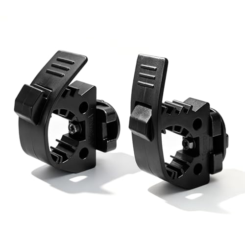 MusixiA 2Pcs Quick Release Rubber Clamp for MOLLE Panel-Shovel Holder for Truck Fits 1"~1.5" Diameter Tool Handles,MOLLE Accessories Adapter Mount - size: MOLLE Panel 2pc