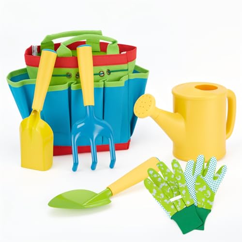 FITNATE Kids Garden Tools Set,6 PCS, Aged 3+ - color: Multi
